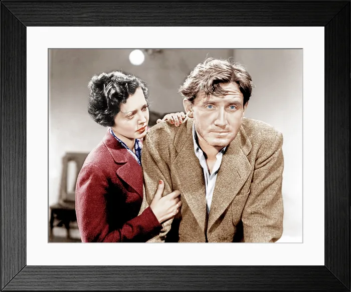 Framed Print : FURY, from left: Sylvia Sidney, Spencer Tracy, 1936