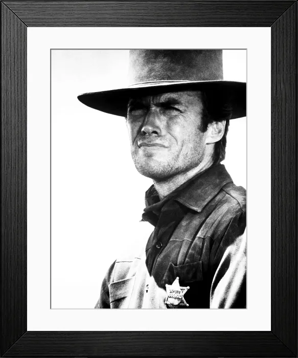 Framed Print : HANG EM HIGH, Clint Eastwood, 1968