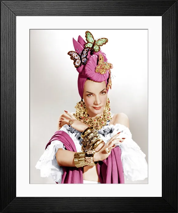 Framed Print : THE GANG'S ALL HERE, Carmen Miranda, 1943. 20th Century Fox Film Corporation, TM & Copyright / courtesy Everett Collection Framed Print : THE GANG'S ALL HERE, Carmen Miranda, 1943. 20th Century Fox Film Corporation, TM & Copyright / courtesy Everett Collection