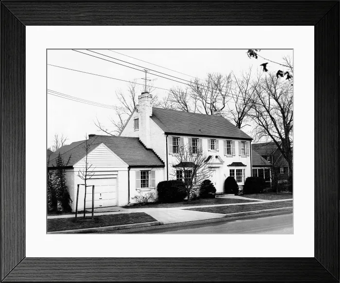 Framed Print : Vice President Nixon Washington home until 1957. At the beginning of his second term, the family moved to a larger home. Jan. 1957. (CSU_ALPHA_678) CSU Archives / Everett Collection Framed Print : Vice President Nixon Washington home until 1957. At the beginning of his second term, the family moved to a larger home. Jan. 1957. (CSU_ALPHA_678) CSU Archives / Everett Collection