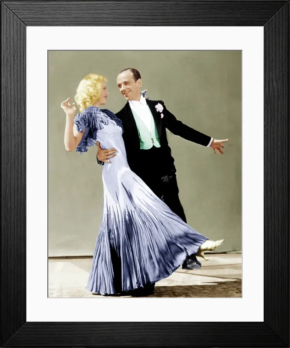 Framed Print : THE GAY DIVORCEE, from left: Ginger Rogers, Fred Astaire, 1934