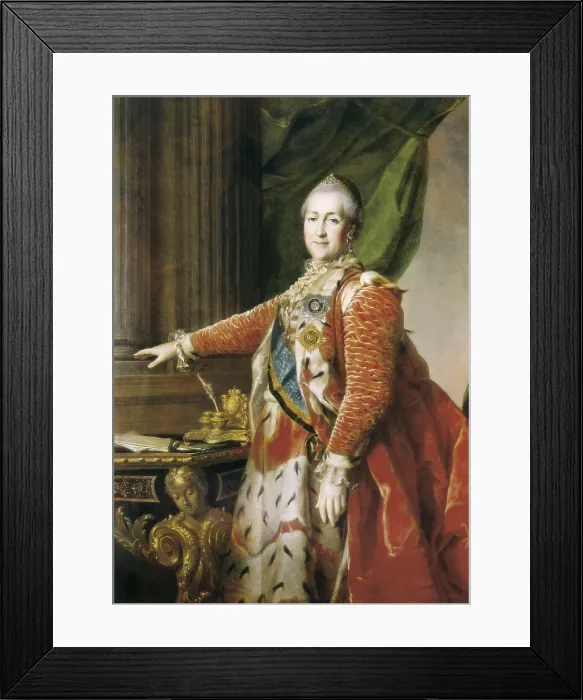 Framed Print : CATHERINE II 'the Great' (1729-1796). Oil on canvas. AISA / Everett Collection**US SALES ONLY**