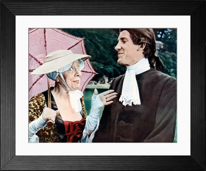 Framed Print : TOM JONES, from left: Edith Evans, David Warner, 1963 Framed Print : TOM JONES, from left: Edith Evans, David Warner, 1963