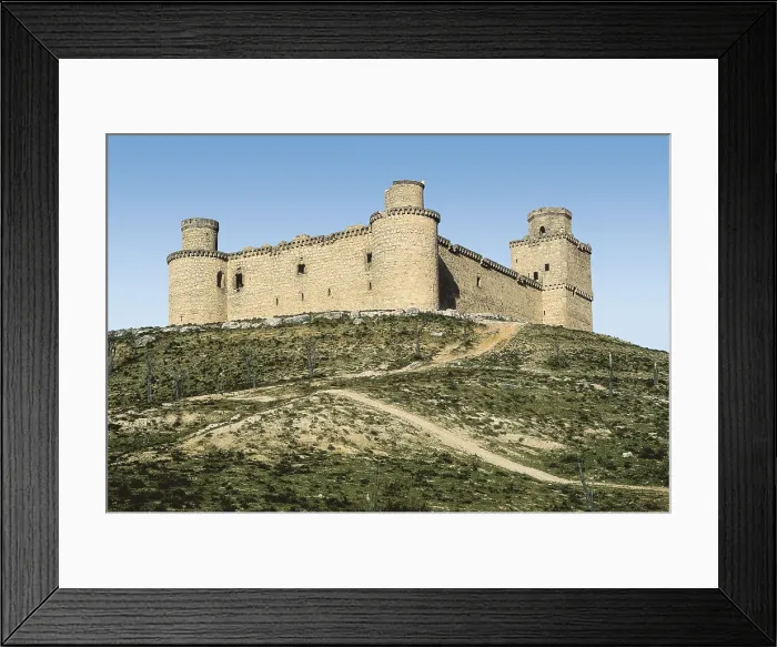 Framed Print : SPAIN. CASTILE-LA MANCHA. TOLEDO. Barcience. Castle (14 th c.). AISA / Everett Collection**US SALES ONLY**