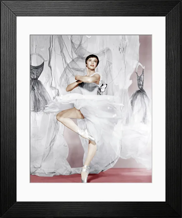 Framed Print : DADDY LONG LEGS, Leslie Caron, 1955. 20th Century-Fox Film Corporation, TM & Copyright / courtesy Everett Collection