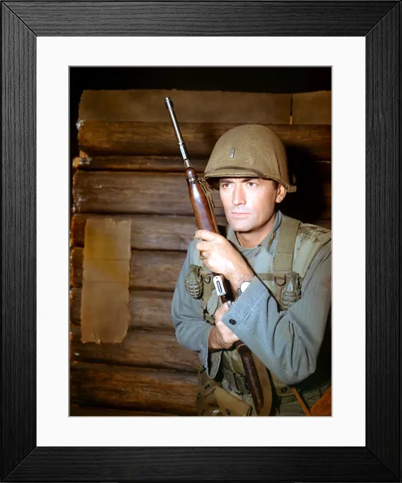 Framed Print : PORK CHOP HILL, Gregory Peck, 1959 Framed Print : PORK CHOP HILL, Gregory Peck, 1959