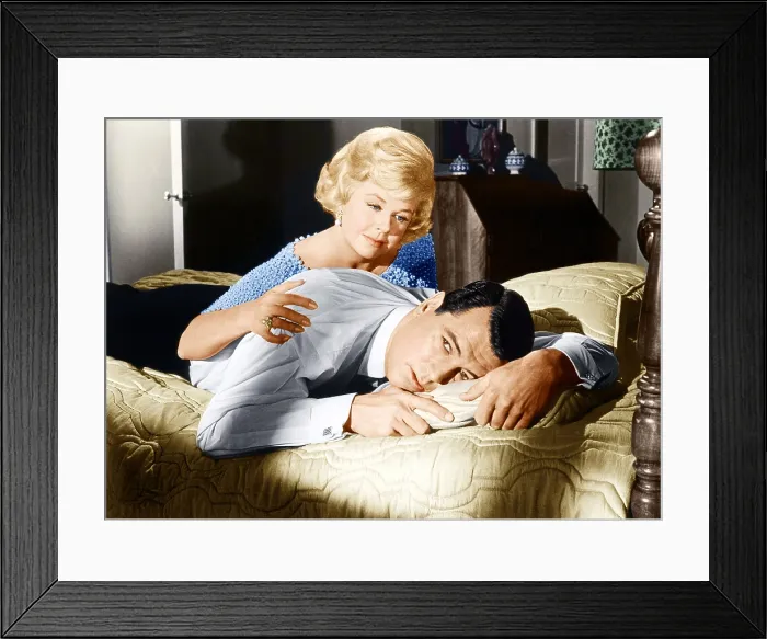 Framed Print : LOVER COME BACK, (from top): Doris Day, Rock Hudson, 1961