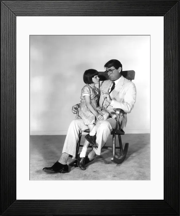 Framed Print : TO KILL A MOCKINGBIRD, Mary Badham, Gregory Peck, 1962 Framed Print : TO KILL A MOCKINGBIRD, Mary Badham, Gregory Peck, 1962