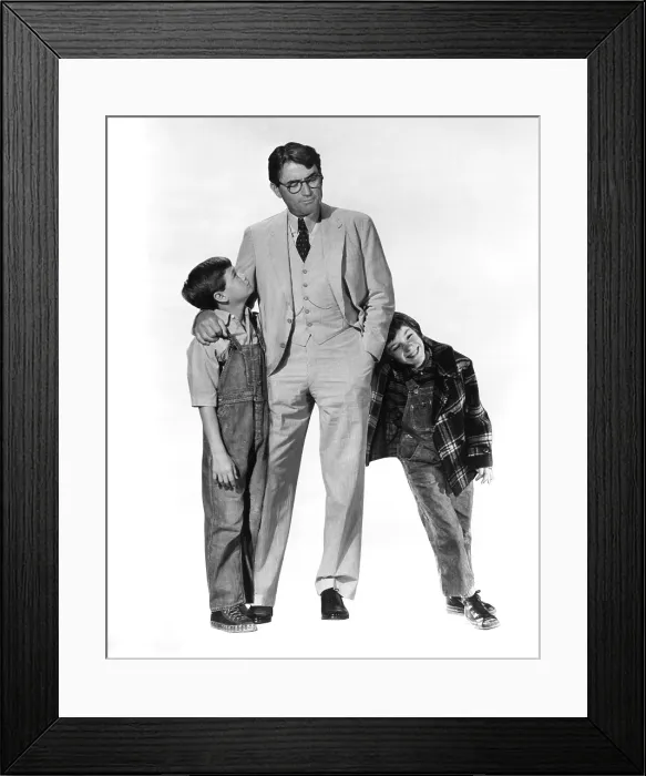 Framed Print : TO KILL A MOCKINGBIRD, Philip Alford, Gregory Peck, Mary Badham, 1962 Framed Print : TO KILL A MOCKINGBIRD, Philip Alford, Gregory Peck, Mary Badham, 1962