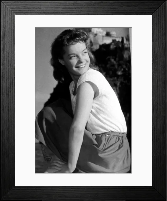 Framed Print : SCAMPOLO, Romy Schneider, 1958
