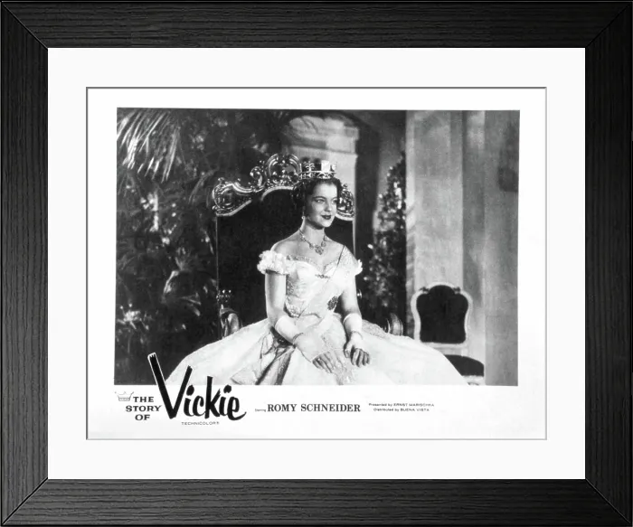Framed Print : THE STORY OF VICKIE, (aka MADCHENJAHRE EINER KONIGIN), Romy Schneider, 1954 Framed Print : THE STORY OF VICKIE, (aka MADCHENJAHRE EINER KONIGIN), Romy Schneider, 1954