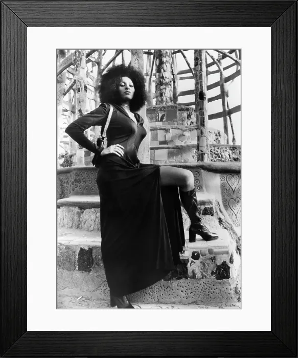 Framed Print : HIT MAN, Pam Grier, 1972