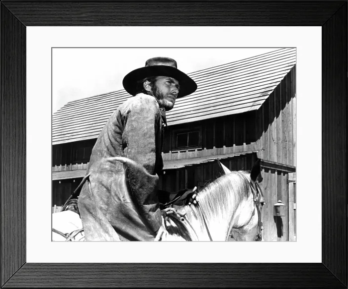 Framed Print : HIGH PLAINS DRIFTER, Clint Eastwood, 1972