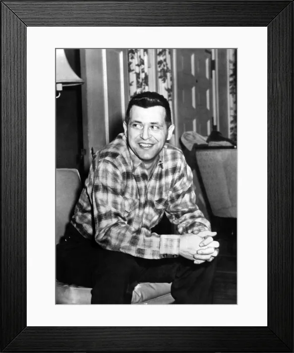 Framed Print : U-2 Spy Plane pilot Francis Gary Powers three hours after his release from captivity in USSR