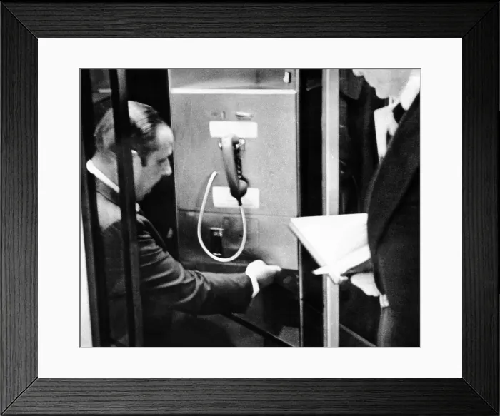Framed Print : Anthony Ulasewicz, was a former New York City detective who worked as private investigator for the White House