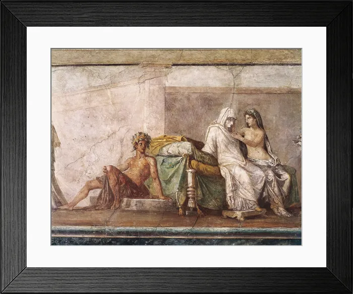 Framed Print : Aldobrandini Wedding. 1st c. BC. Central detail. Roman art. Early Empire. Fresco. VATICAN CITY. Bibliotheca Apostolica Vaticana (Vatican Library) Framed Print : Aldobrandini Wedding. 1st c. BC. Central detail. Roman art. Early Empire. Fresco. VATICAN CITY. Bibliotheca Apostolica Vaticana (Vatican Library)