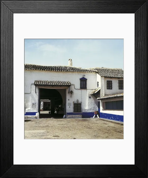 Framed Print : SPAIN. Puerto Lpice. 'Venta' (Inn) from Don Quixote. AISA / Everett Collection**US SALES ONLY**