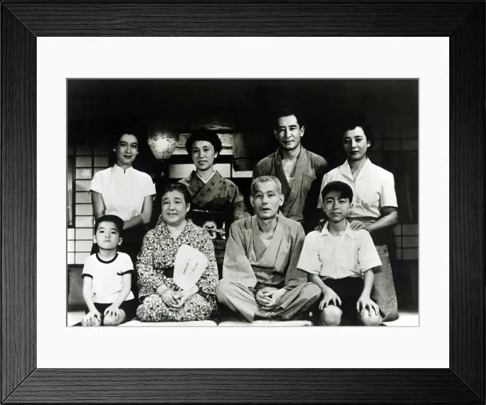Framed Print : TOKYO STORY, (aka TOKYO MONOGATARI), back row: Setsuko Hara, Haruko Sugimura, So Yamamura, Kuniko Miyake; front row: Mitsuhiro Mori, Chieko Higashiyama, Chishu Ryu, Zen Murase Framed Print : TOKYO STORY, (aka TOKYO MONOGATARI), back row: Setsuko Hara, Haruko Sugimura, So Yamamura, Kuniko Miyake; front row: Mitsuhiro Mori, Chieko Higashiyama, Chishu Ryu, Zen Murase