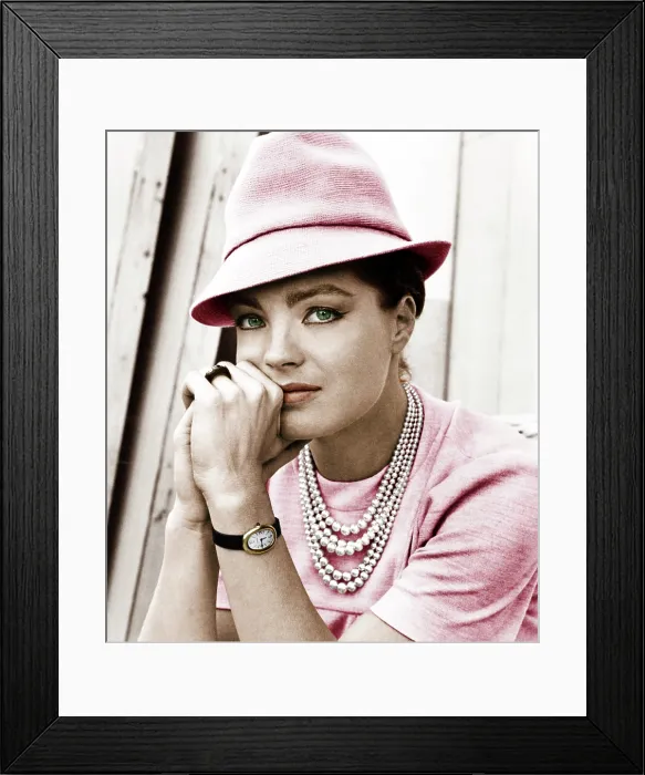 Framed Print : TRIPLE CROSS, Romy Schneider, 1967