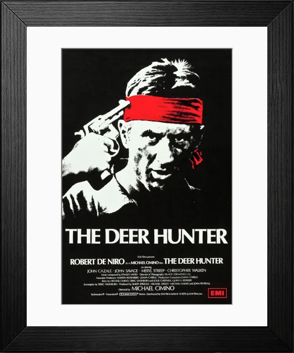 Framed Print : THE DEER HUNTER, Robert De Niro, 1978, (c) Universal Pictures / Courtesy: Everett Collection Framed Print : THE DEER HUNTER, Robert De Niro, 1978, (c) Universal Pictures / Courtesy: Everett Collection