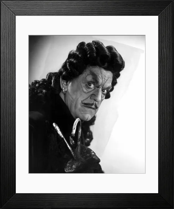 Framed Print : PETER PAN, Boris Karloff as Captain Hook in the Music Hall production, undated Framed Print : PETER PAN, Boris Karloff as Captain Hook in the Music Hall production, undated