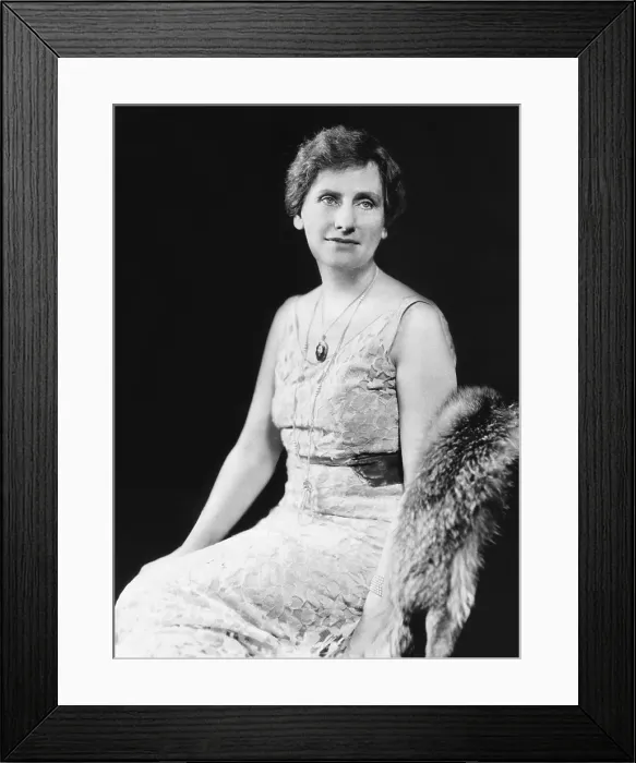 Framed Print : Nellie Tayloe Ross was the first state governor in U.S. History from 1925 to 1927 Framed Print : Nellie Tayloe Ross was the first state governor in U.S. History from 1925 to 1927