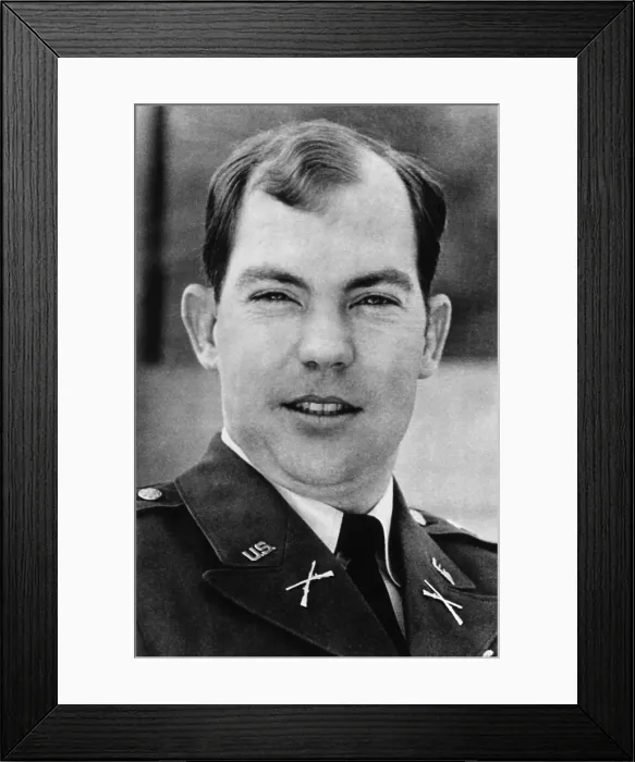 Framed Print : Lt. William Calley during his court martial at Fort Benning, Georgia, March 1971