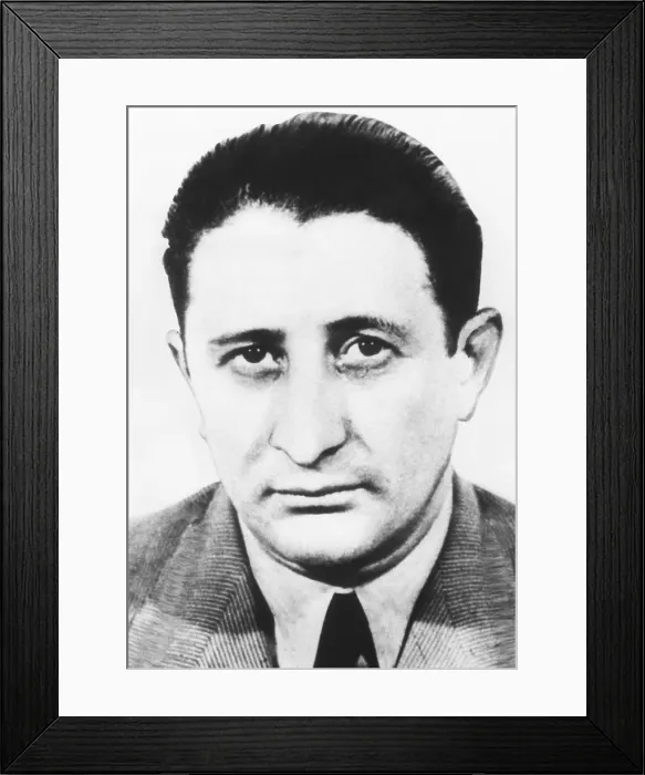 Framed Print : Carlo Gambino, an Italian-born American gangster was boss of the Gambino crime family. Ca. 1963. (CSU_2015_9_719)
