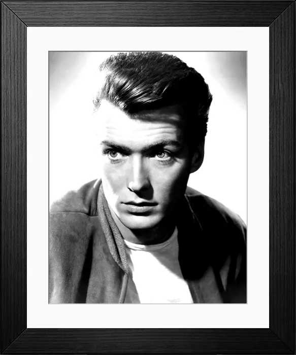 Framed Print : Clint Eastwood, 1956