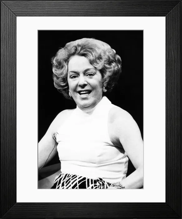 Framed Print : Christine Jorgensen, 49 in a publicity still promoting her appearance on Tomorrow show. August 19, 1972