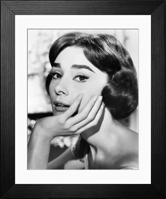 Framed Print : LOVE IN THE AFTERNOON, Audrey Hepburn, 1957