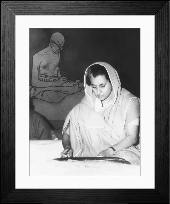 Framed Print : Indian Prime Minister Indira Gandhi during the annual session of the ruling Congress Party. Feb. 2, 1966 Framed Print : Indian Prime Minister Indira Gandhi during the annual session of the ruling Congress Party. Feb. 2, 1966