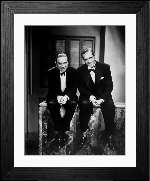 Framed Print : GIFT OF GAB, Bela Lugosi and Boris Karloff on-set, 1934 Framed Print : GIFT OF GAB, Bela Lugosi and Boris Karloff on-set, 1934