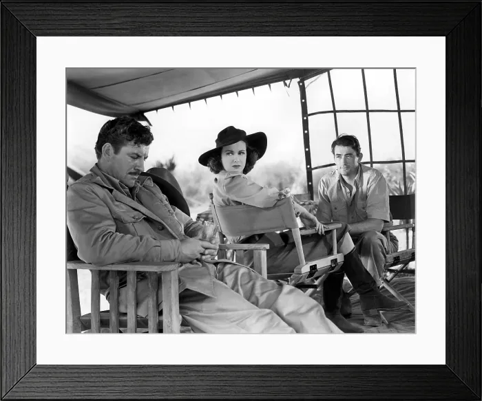 Framed Print : THE MACOMBER AFFAIR, Robert Preston, Joan Bennett, Gregory Peck, 1947 Framed Print : THE MACOMBER AFFAIR, Robert Preston, Joan Bennett, Gregory Peck, 1947
