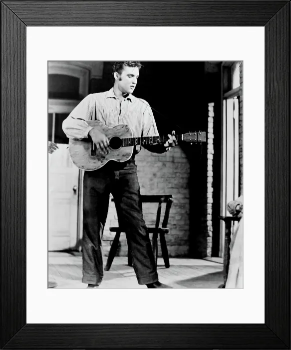 Framed Print : LOVE ME TENDER, Elvis Presley, 1956, TM & Copyright 20th Century Fox Film Corp. / courtesy Everett Collection Framed Print : LOVE ME TENDER, Elvis Presley, 1956, TM & Copyright 20th Century Fox Film Corp. / courtesy Everett Collection