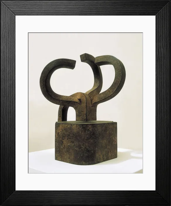 Framed Print : CHILLIDA, Eduardo (1924-2002). Study for the Wind Comb. 1960s. Iron. Sculpture. AISA / Everett Collection - Image has fine art copyright Framed Print : CHILLIDA, Eduardo (1924-2002). Study for the Wind Comb. 1960s. Iron. Sculpture. AISA / Everett Collection - Image has fine art copyright