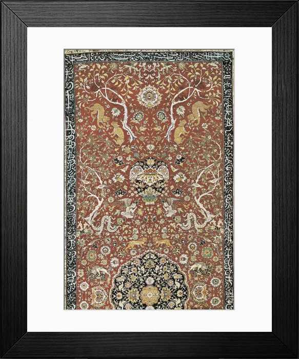 Framed Print : GHYAS EL DIN JAMI (16th century). Carpet Hunt. 1542-1543. Persian art. Carpet. ITALY. Milan. Poldi-Pezzoli Museum. Proc: IRAN. Tabriz. AISA / Everett Collection**US SALES ONLY** Framed Print : GHYAS EL DIN JAMI (16th century). Carpet Hunt. 1542-1543. Persian art. Carpet. ITALY. Milan. Poldi-Pezzoli Museum. Proc: IRAN. Tabriz. AISA / Everett Collection**US SALES ONLY**