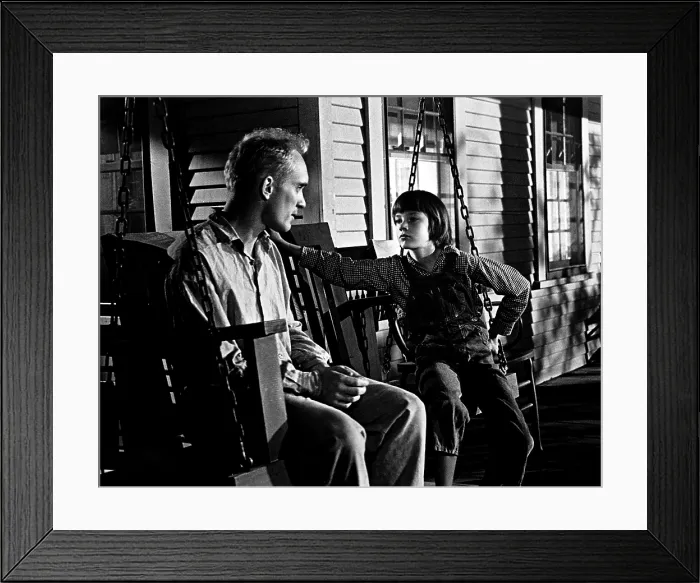 Framed Print : TO KILL A MOCKINGBIRD, Robert Duvall, Mary Badham, 1962 Framed Print : TO KILL A MOCKINGBIRD, Robert Duvall, Mary Badham, 1962
