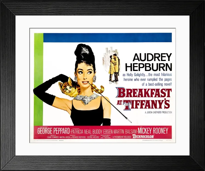 Framed Print : BREAKFAST AT TIFFANY'S, Audrey Hepburn, 1961