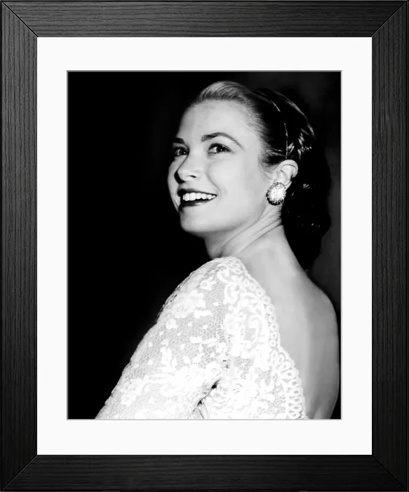 Framed Print : Grace Kelly, at a party forTallulah Bankhead at the Ambassador Hotel, November 1954