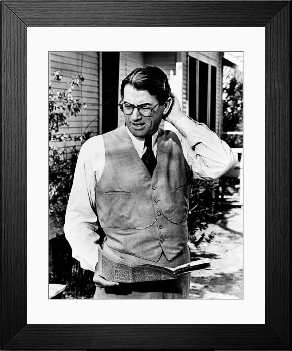 Framed Print : TO KILL A MOCKINGBIRD, Gregory Peck, 1962 TKM 042P(3989)