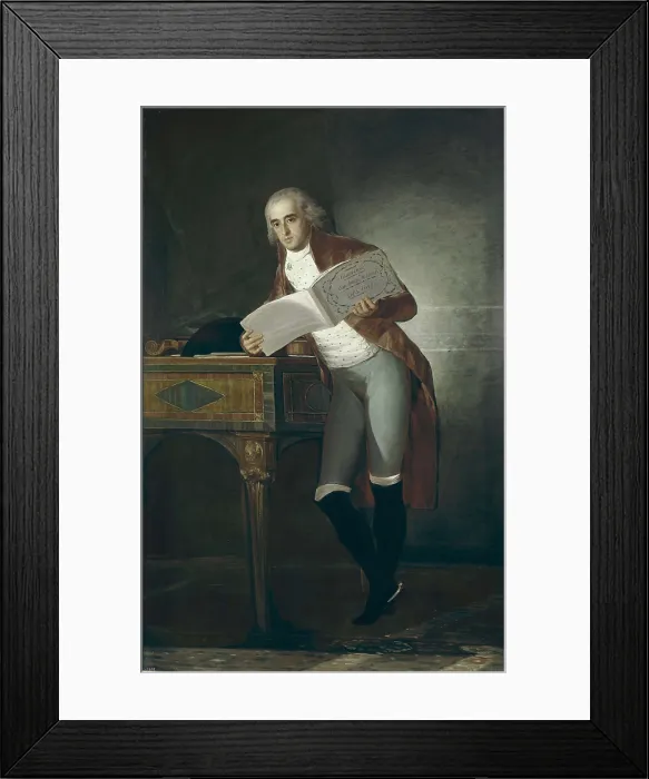 Framed Print : GOYA Y LUCIENTES, Francisco de (1746-1828). The Duke of Alba. 1795. Jose Alvarez de Toledo y Gonzaga (Madrid, 1756-1796). Married the Duchess of Alba (1775)