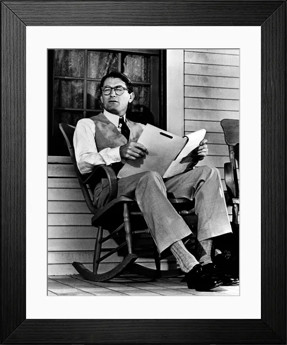 Framed Print : TO KILL A MOCKINGBIRD, Gregory Peck, 1962 TKM 043P(3990)
