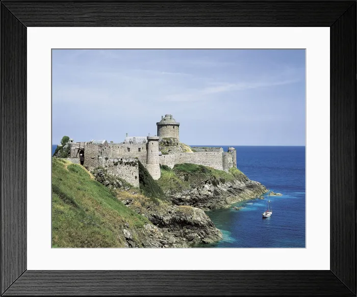 Framed Print : FRANCE. BRITTANY. CTES D'ARMOR. Fort La Latte (13th-14th c.), in Cape Frhel. AISA / Everett Collection**US SALES ONLY** Framed Print : FRANCE. BRITTANY. CTES D'ARMOR. Fort La Latte (13th-14th c.), in Cape Frhel. AISA / Everett Collection**US SALES ONLY**