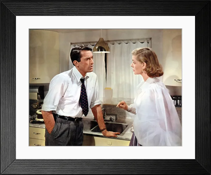 Framed Print : DESIGNING WOMAN, Gregory Peck, Lauren Bacall, 1957 Framed Print : DESIGNING WOMAN, Gregory Peck, Lauren Bacall, 1957