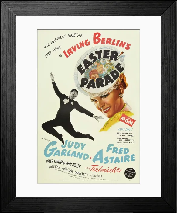Framed Print : EASTER PARADE, from left: Fred Astaire, Judy Garland, 1948