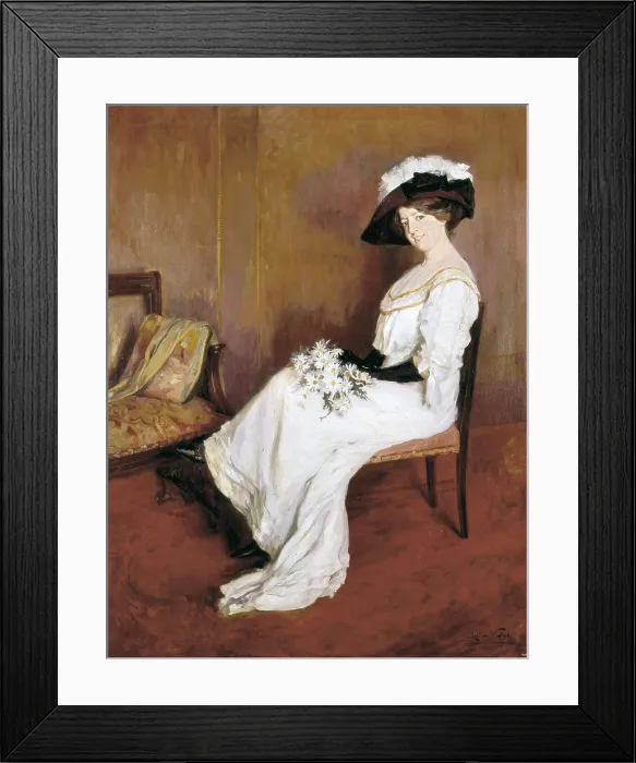 Framed Print : VIDAL i PUIG, Llusa (1876-1918). Portrait of Miss Marta Vidal. Modernism. Oil on canvas. SPAIN. Barcelona. National Art Museum of Catalonia Framed Print : VIDAL i PUIG, Llusa (1876-1918). Portrait of Miss Marta Vidal. Modernism. Oil on canvas. SPAIN. Barcelona. National Art Museum of Catalonia