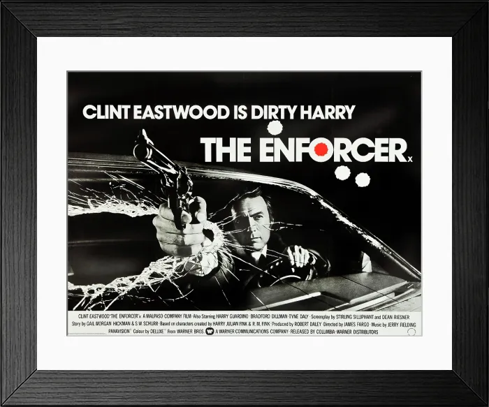 Framed Print : THE ENFORCER, Clint Eastwood, 1976 Framed Print : THE ENFORCER, Clint Eastwood, 1976