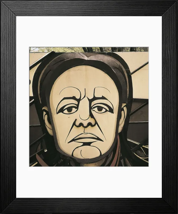 Framed Print : SIQUEIROS, David Alfaro (1898-1974). Portrait of Diego Rivera. AISA / Everett Collection - Image has fine art copyright Framed Print : SIQUEIROS, David Alfaro (1898-1974). Portrait of Diego Rivera. AISA / Everett Collection - Image has fine art copyright