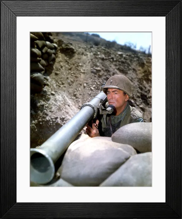 Framed Print : PORK CHOP HILL, Gregory Peck, 1959